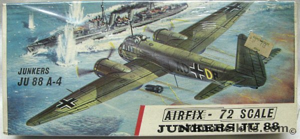 Airfix 1/72 Junkers Ju-88 A-4, 387 plastic model kit